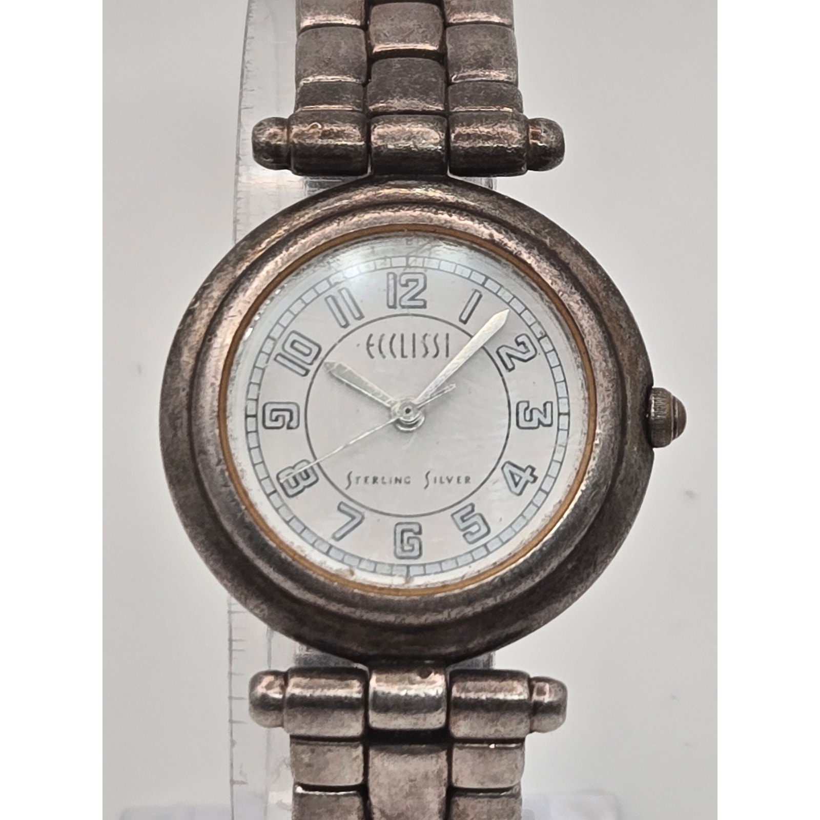 Vintage Ecclissi Sterling Silver Quartz Watch.